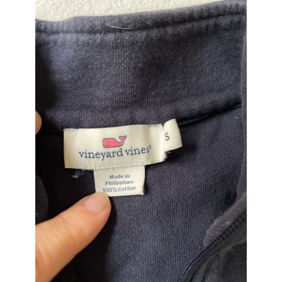 Vineyard vines 3/4‎ zip pullover marthas vineyard girls small - Picture 3 of 5